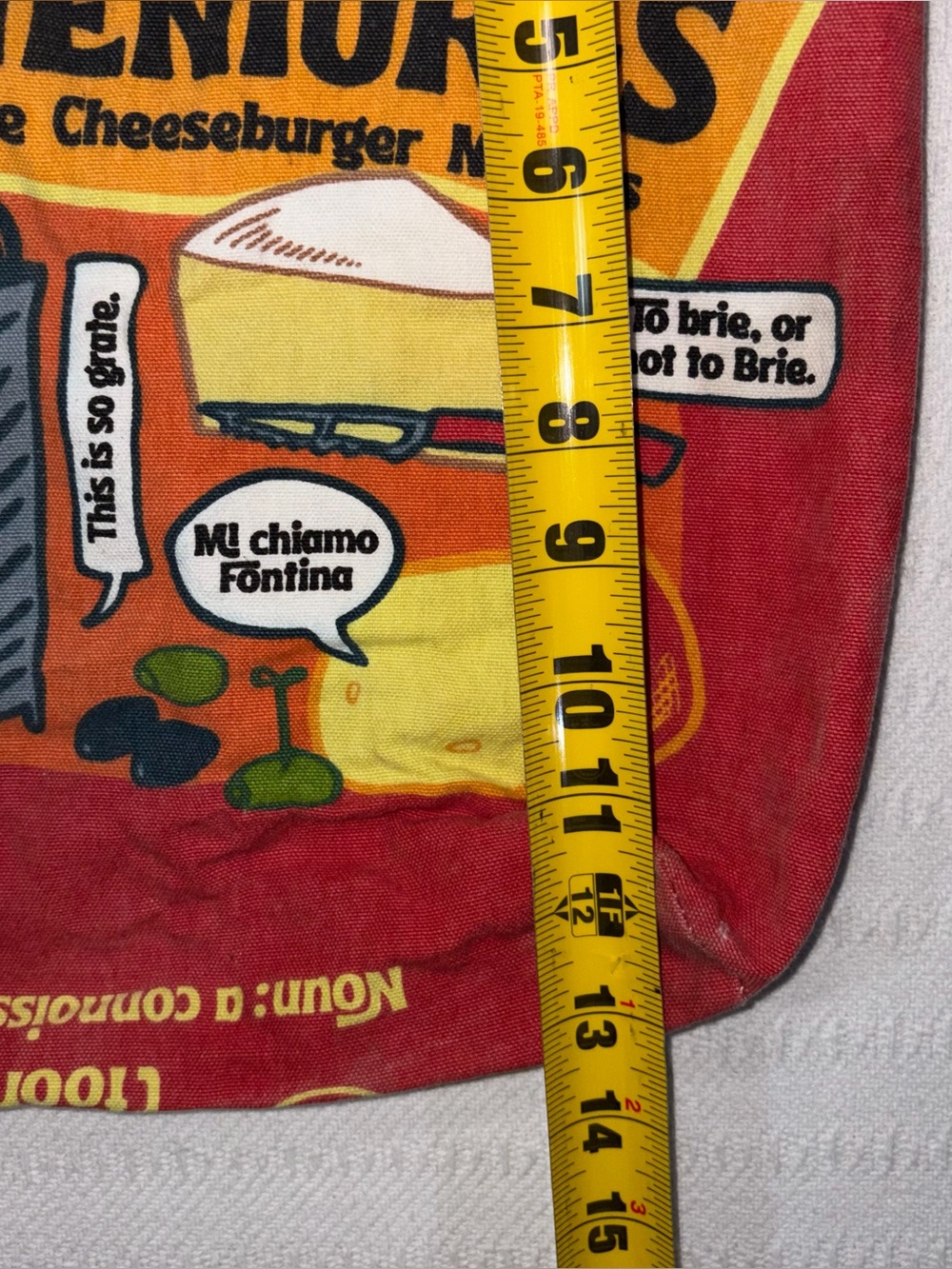 Trader Joe’s Reusable Canvas Grocery Shopping Bag Cheese Adventures Limited Run - Picture 8 of 8